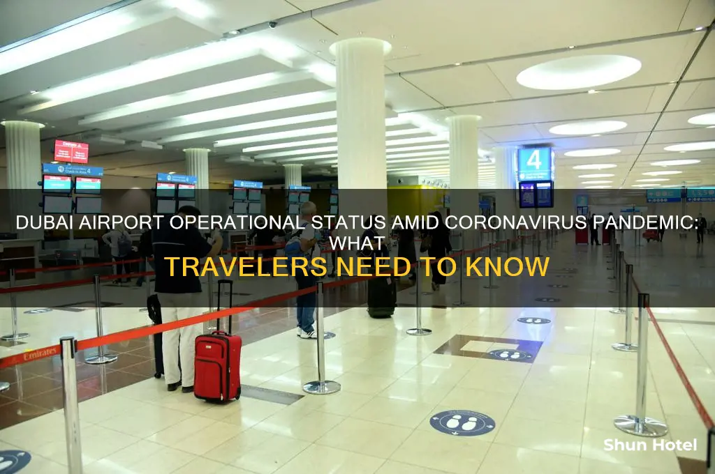 is dubai airport open coronavirus
