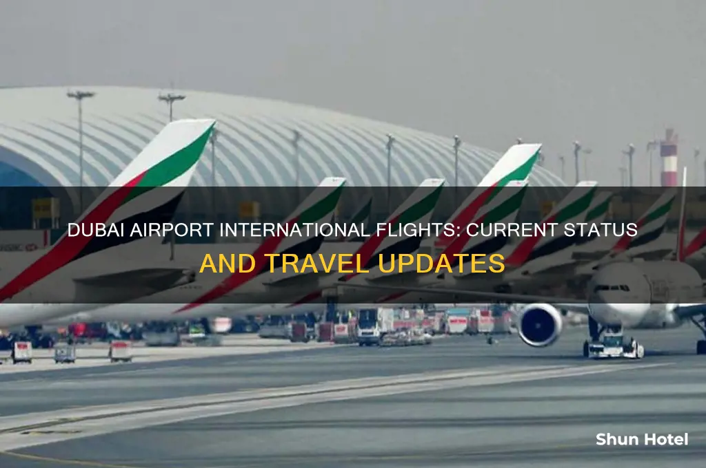 is dubai airport open for international flights
