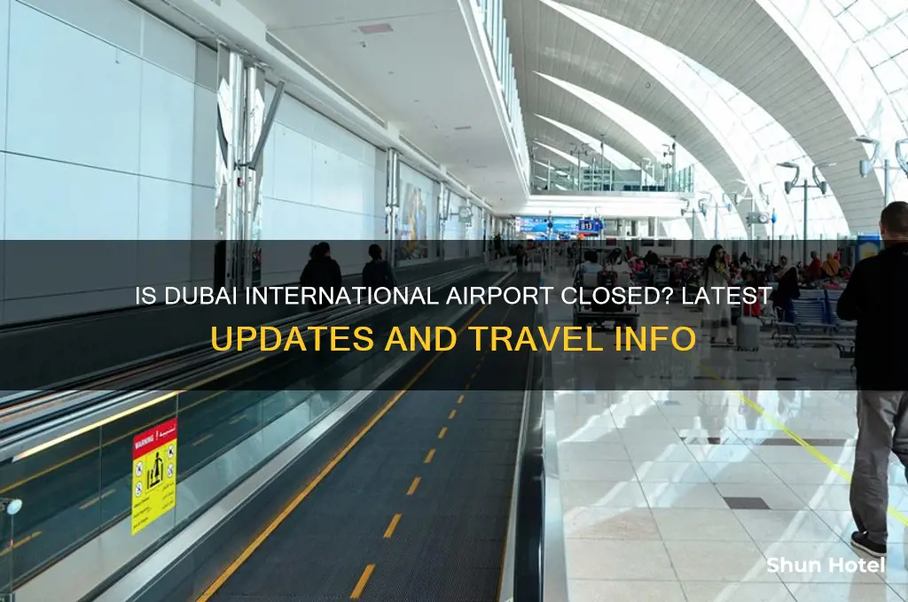 is dubai international airport closed