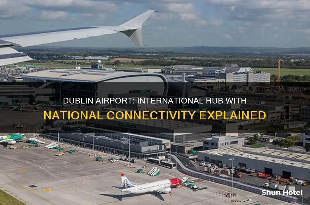 is dublin airport international connected to national