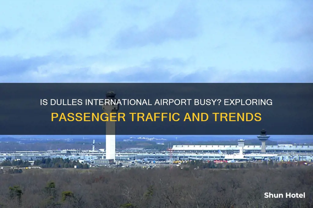 is dulles international airport busy