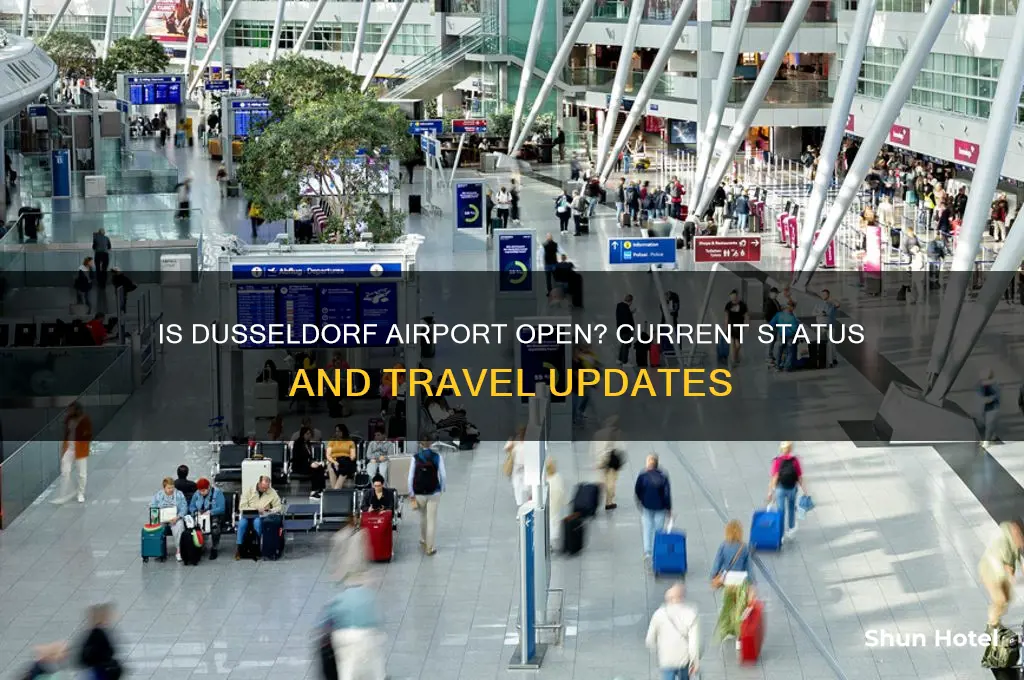 is dusseldorf airport open