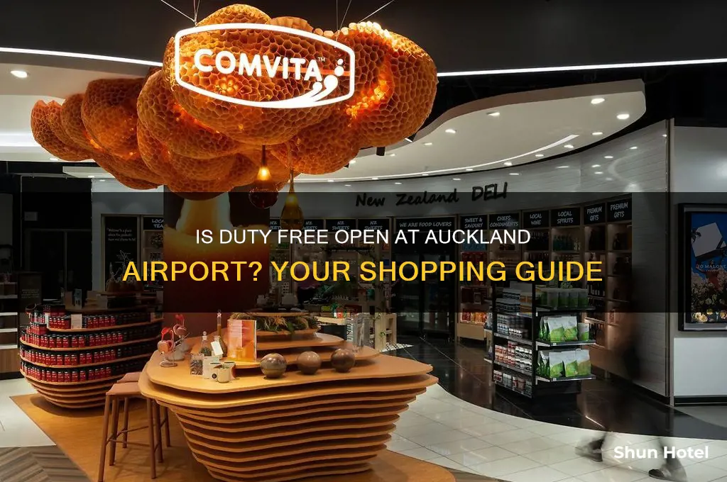 is duty free open at auckland airport