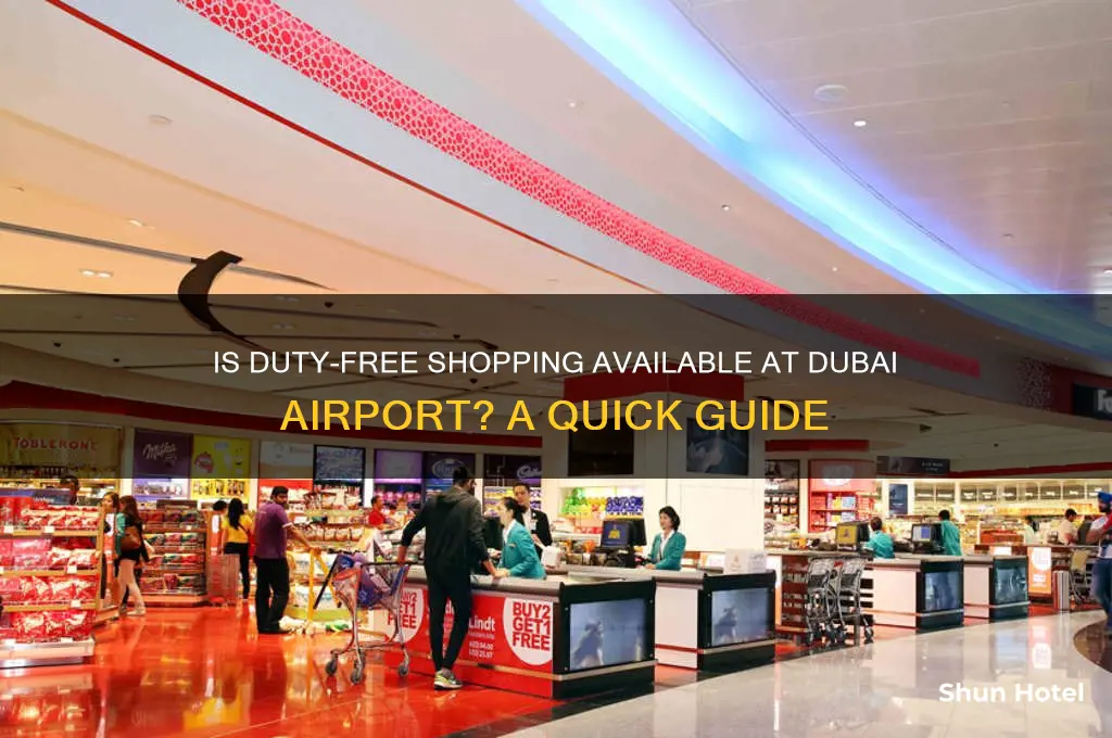 is duty free open in dubai airport
