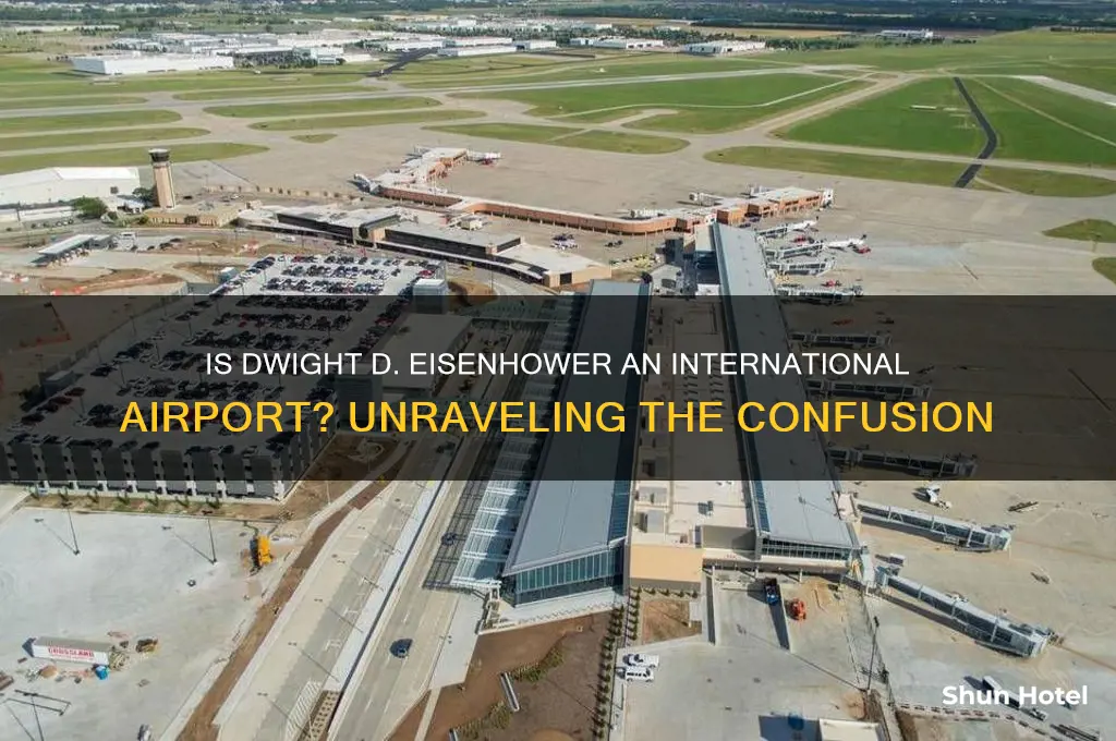 is dwight d eisenhower an international airport