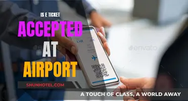 E-Ticket Convenience: Accepted at Airports?