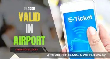 E-Ticket Validity: Airport Boarding with Digital Tickets