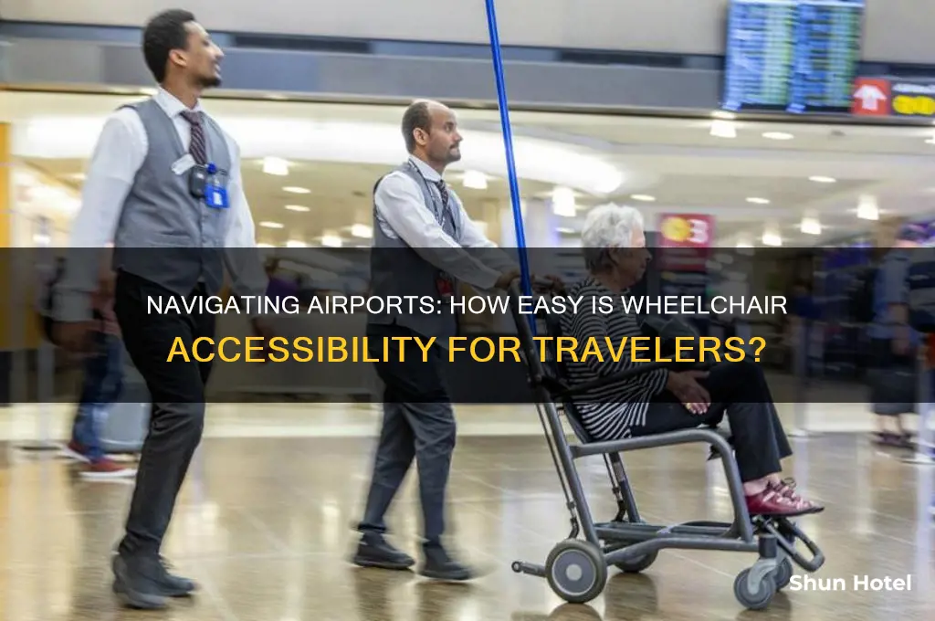 is easy to get wheelchair in the airport