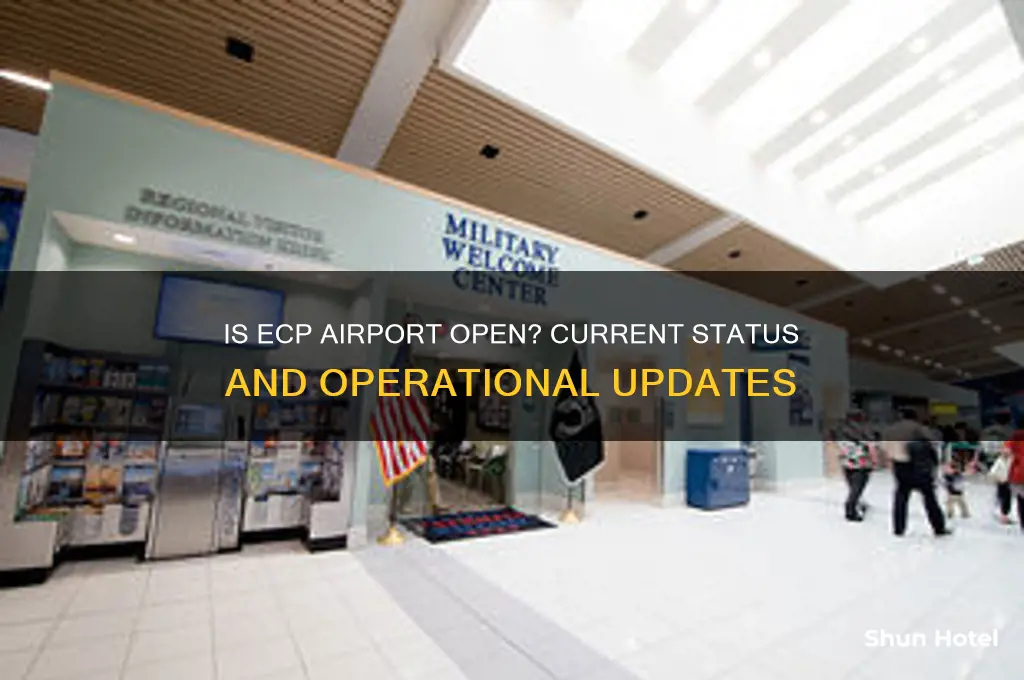 is ecp airport open