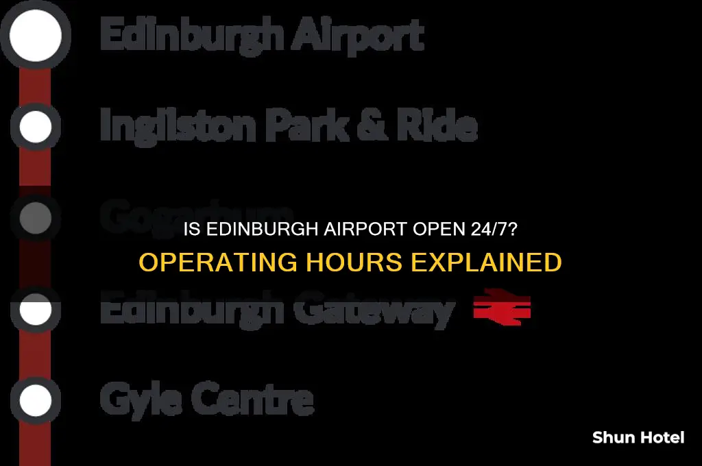 is edinburgh airport open 24 hours