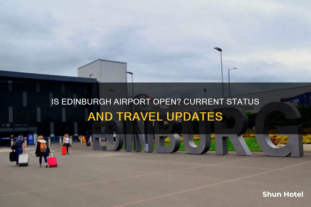 is edinburgh airport open