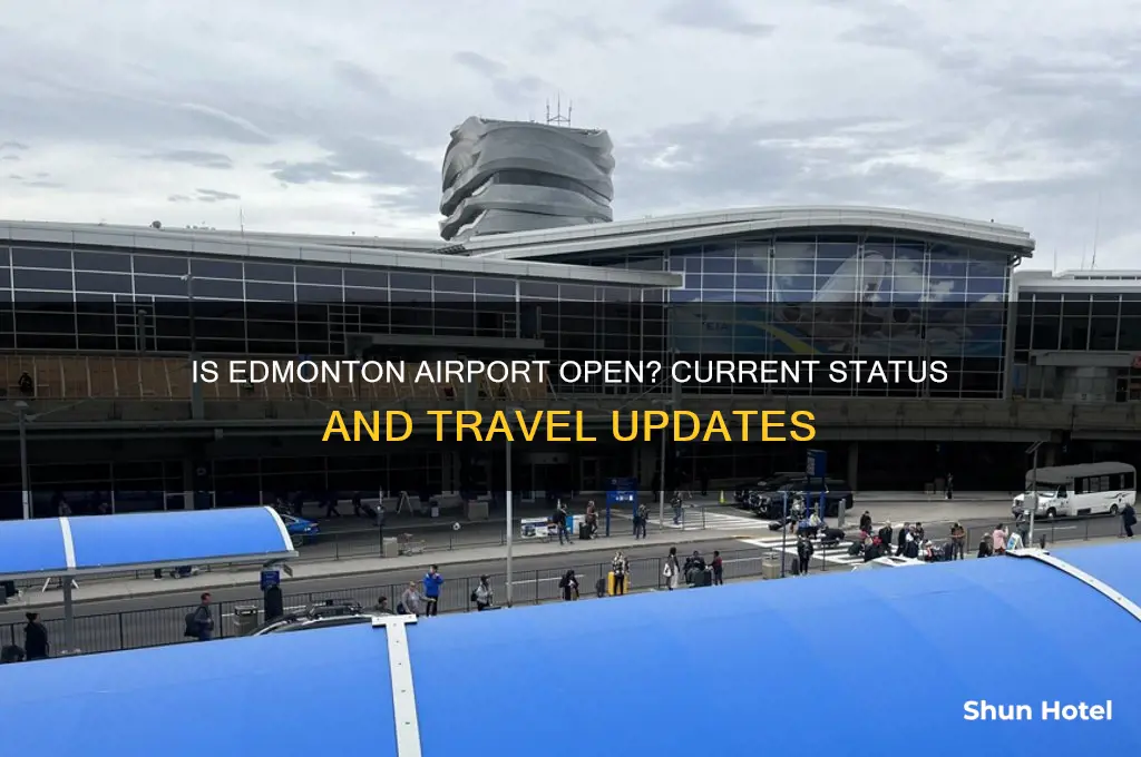 is edmonton airport open