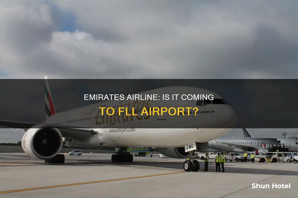 is emarate airline in fll airport