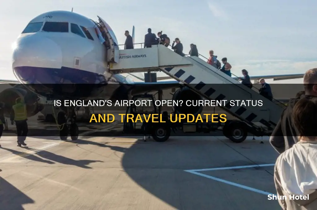 is england airport open