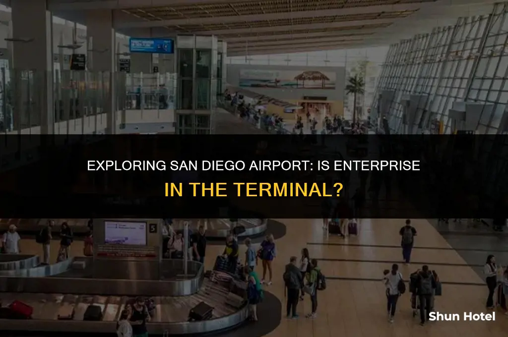 is enterprise in the terminal at san diego airport