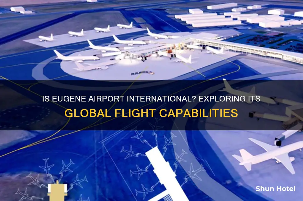 is eugene airport international