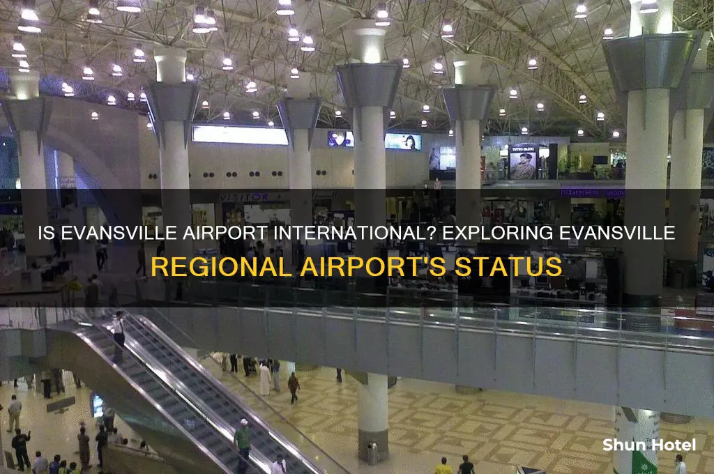 is evansville airport international