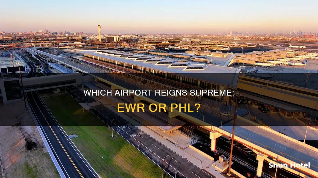 is ewr bigger than phl airport