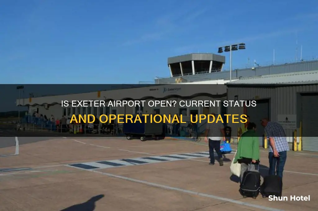is exeter airport open