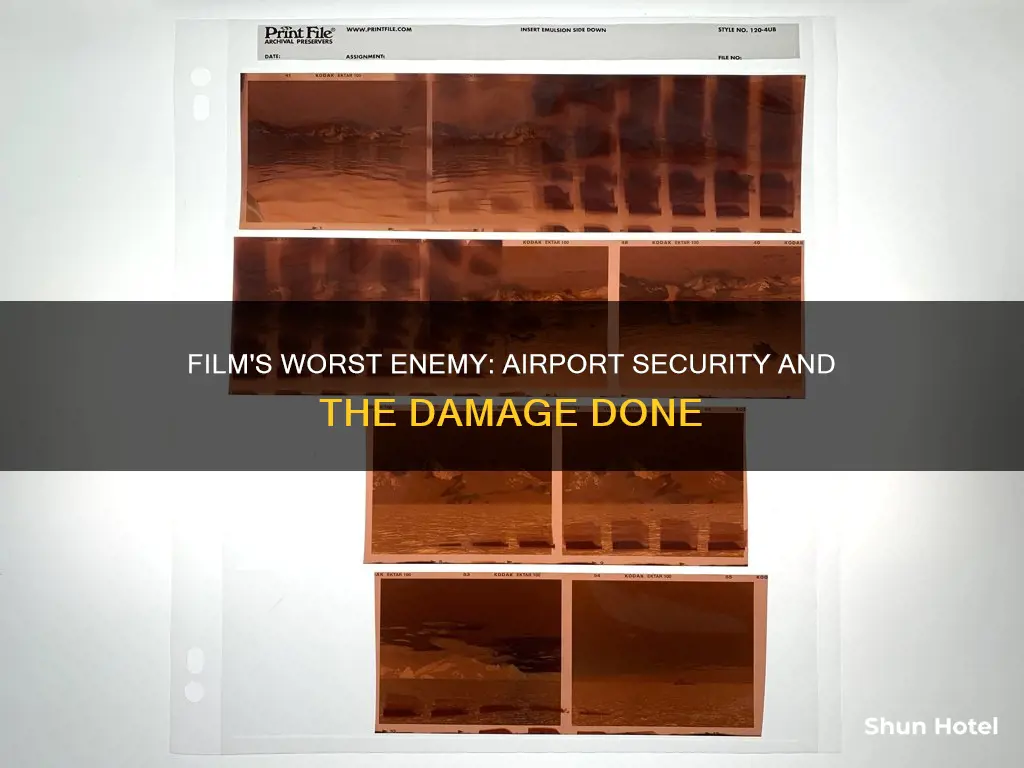 is film damaged by airport security
