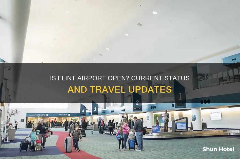 is flint airport open