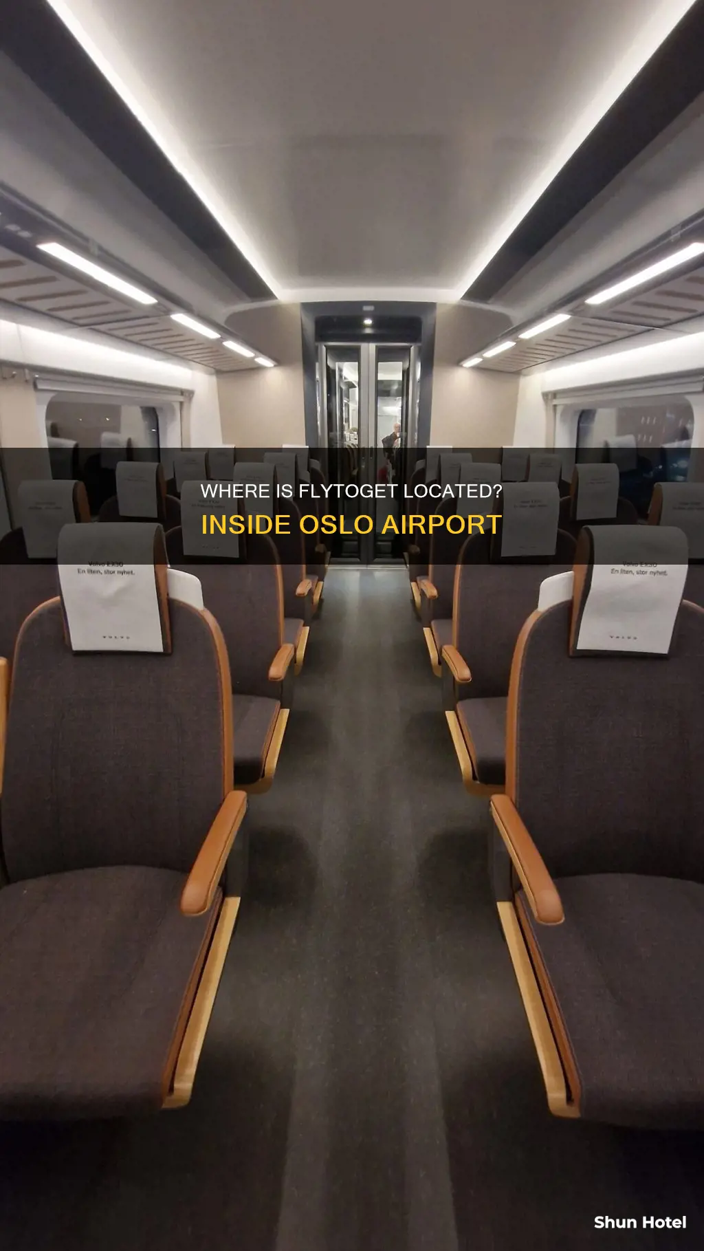 is flytoget located in the airport