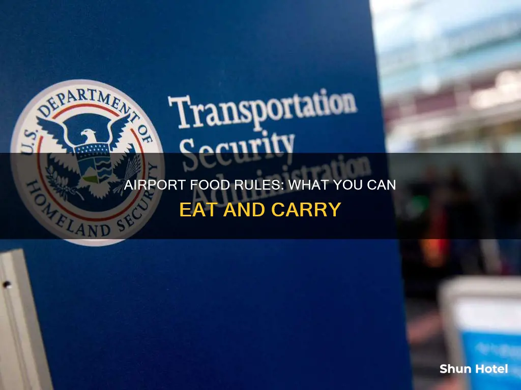 is food allowed at the airport