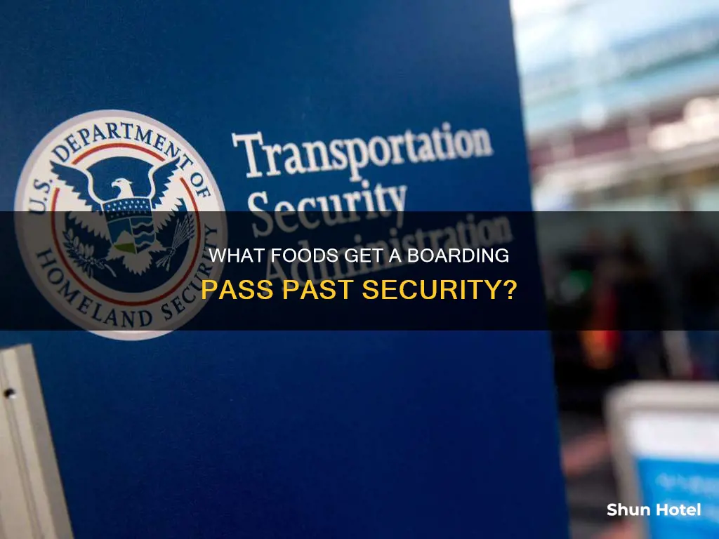 is food allowed past airport security