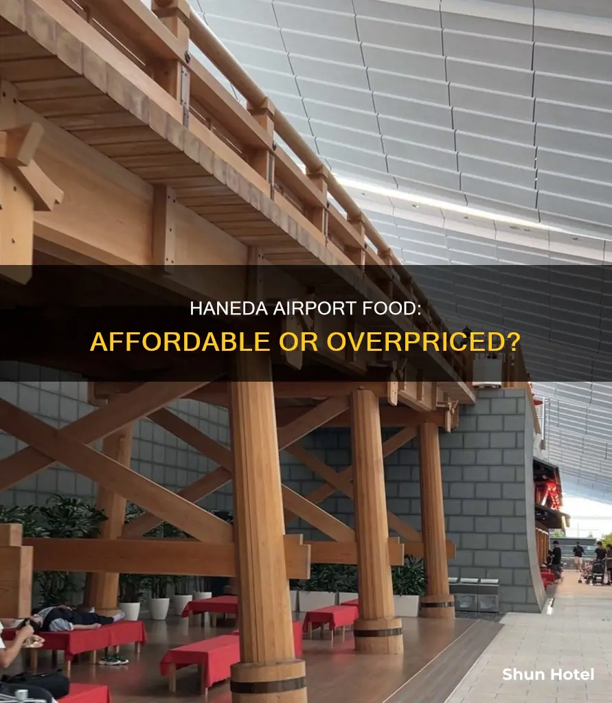 is food in haneda airport cheap