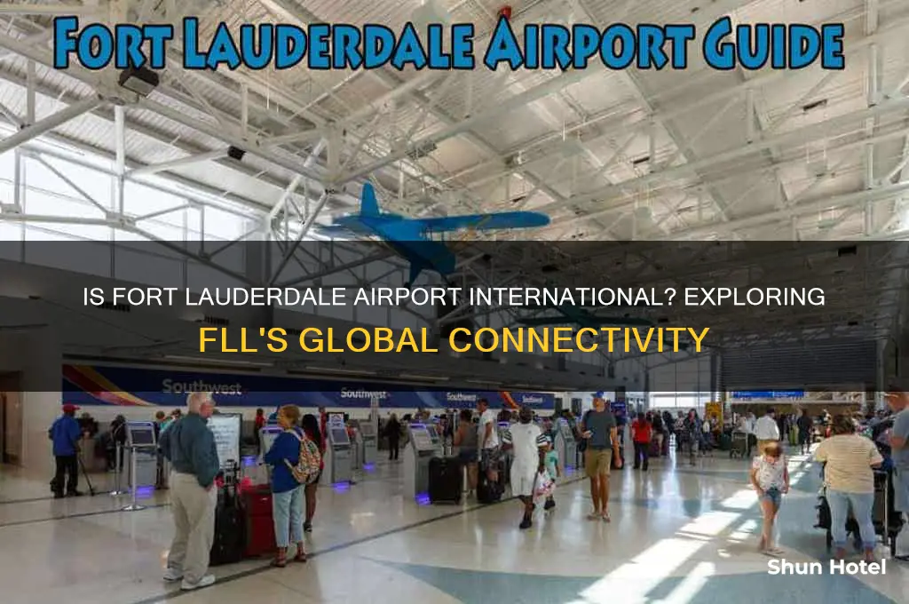 is fort lauderdale airport international