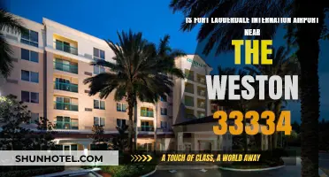Is Fort Lauderdale International Airport Close to Weston 33334?