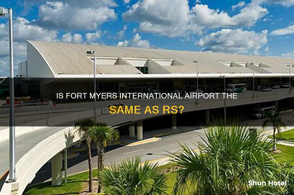 is fort meyers international airport the same as rsw