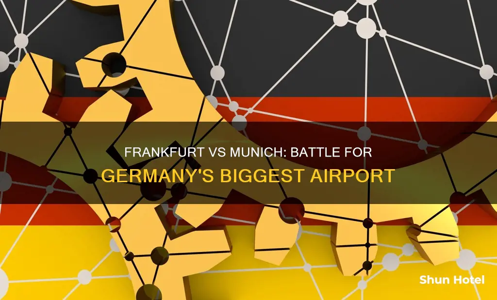 is frankfurt or munich airport bigger