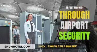 Airport Security: Can You Bring Fruits?