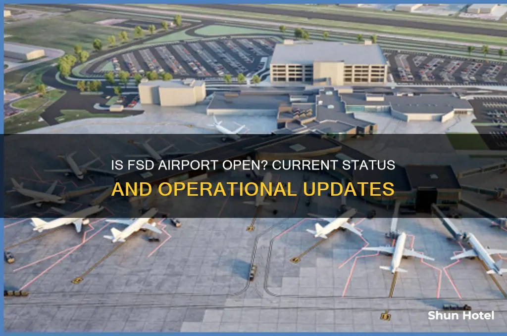 is fsd airport open