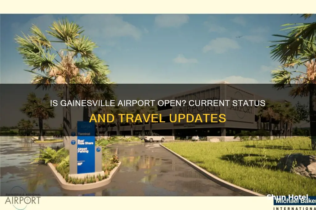 is gainesville airport open