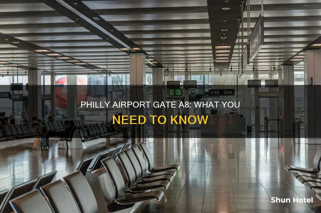 is gate a8 in phl airport