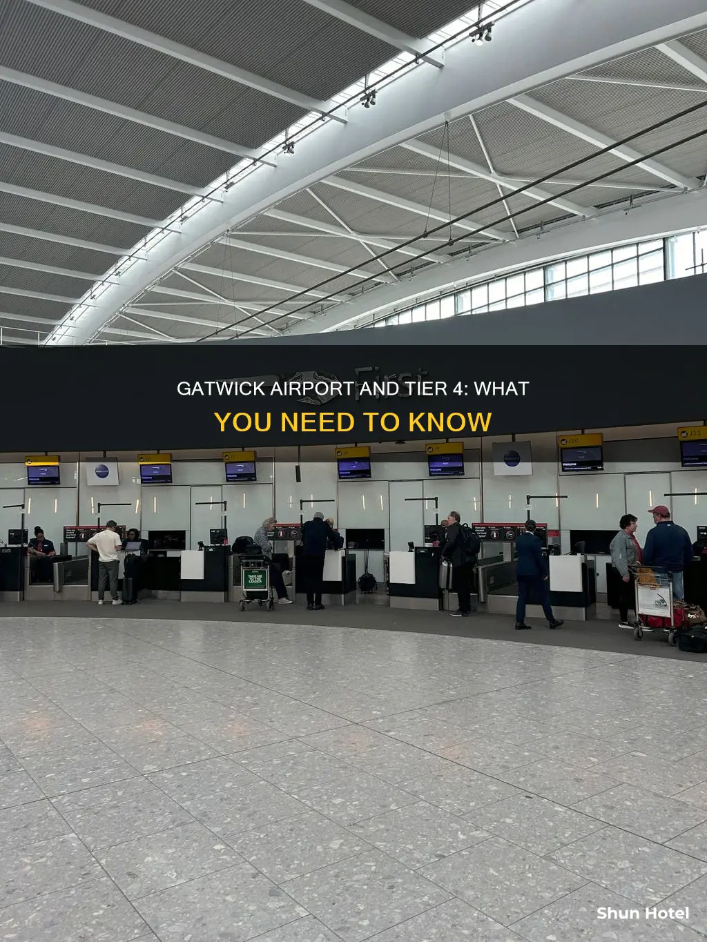 is gatwick airport in tier 4