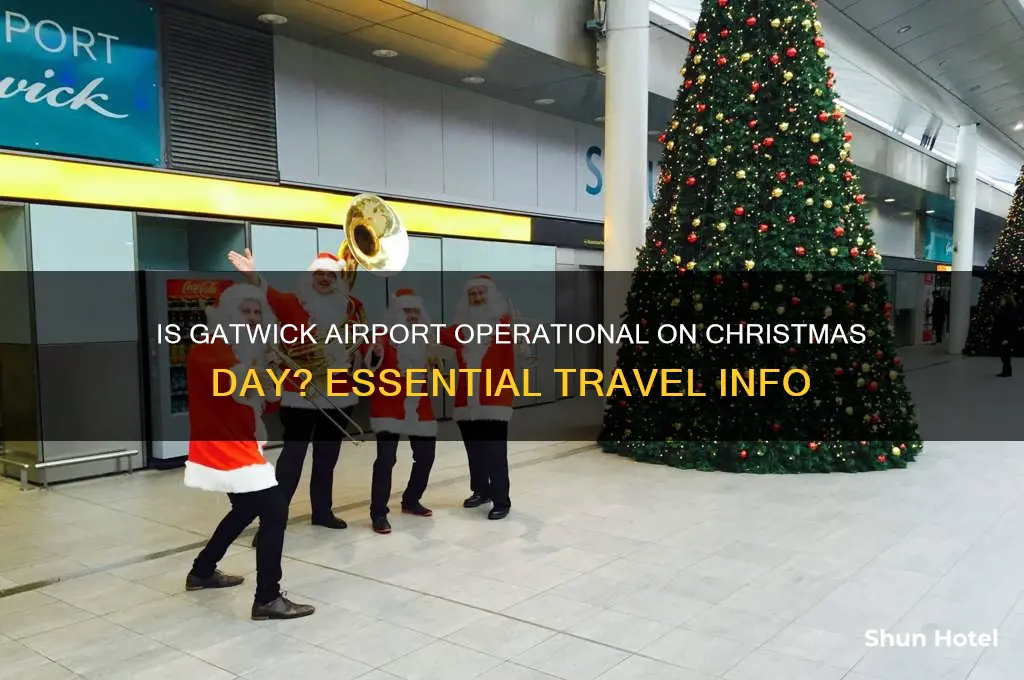 is gatwick airport open on christmas day