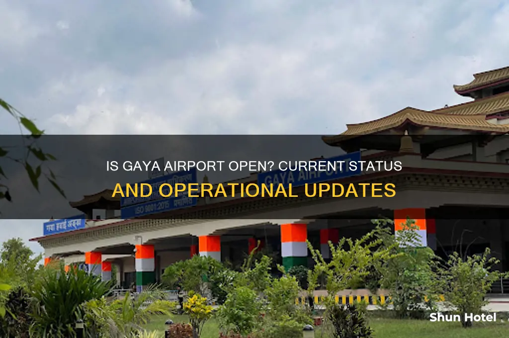 is gaya airport open