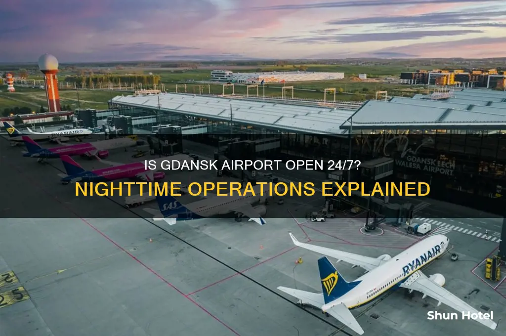 is gdansk airport open all night