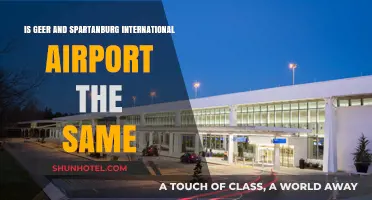 Are Greer and Spartanburg International Airport the Same Location?