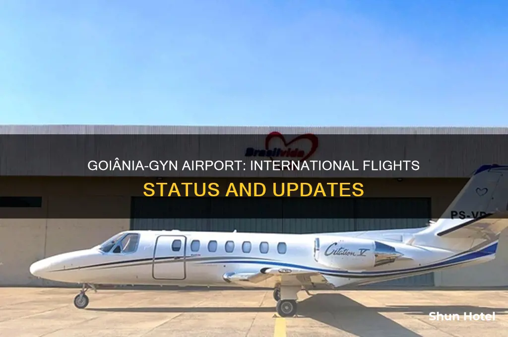 is goiania gyn airport accepting international flights