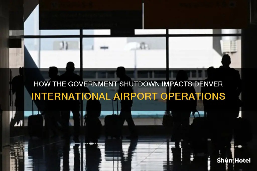 is government shutdown affecting denver international airport