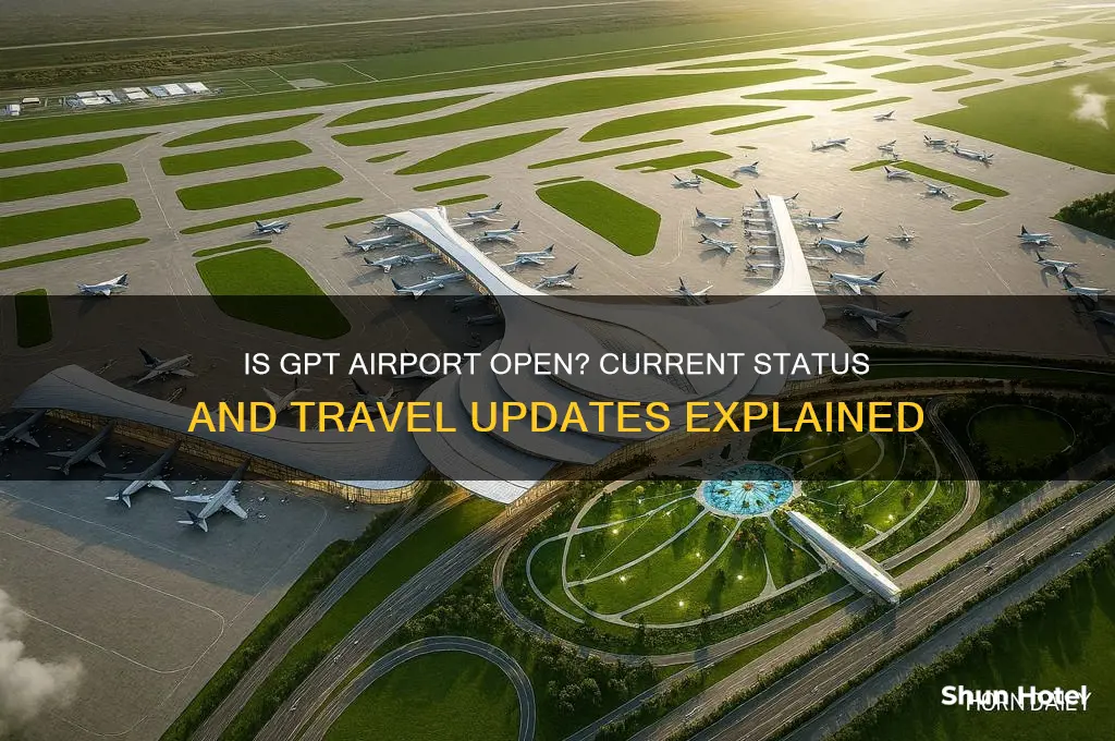 is gpt airport open