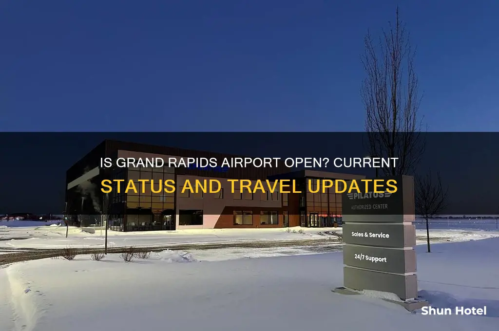is grand rapids airport open