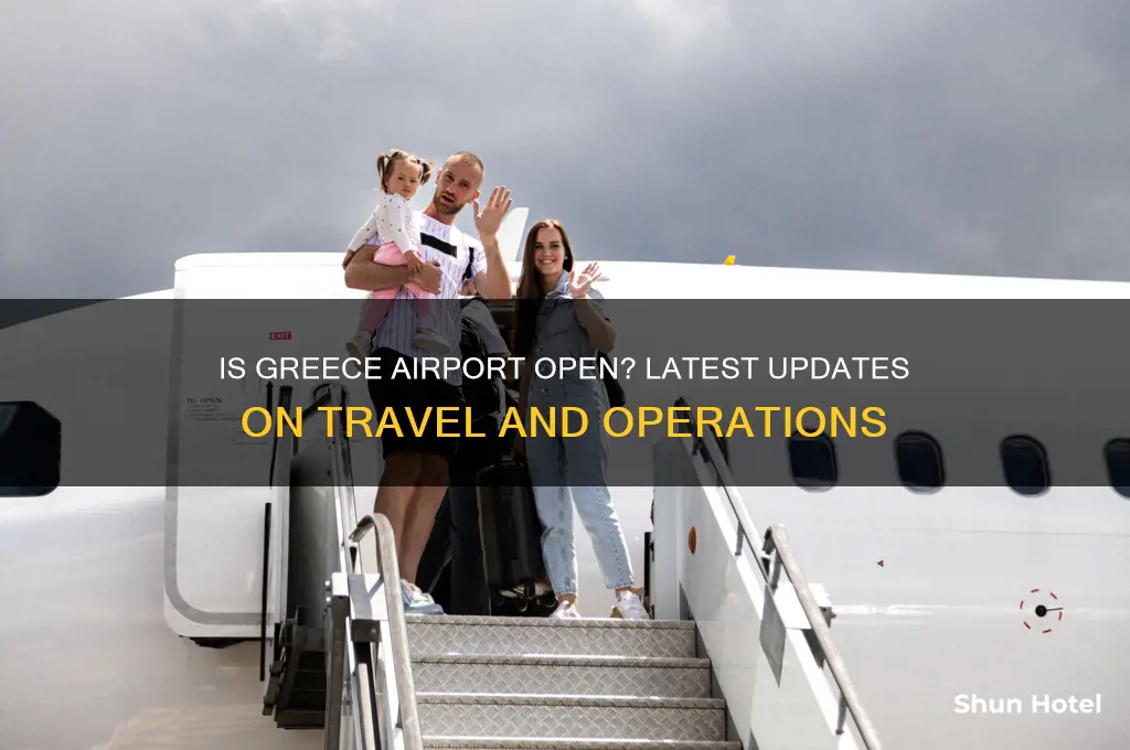 is greece airport open