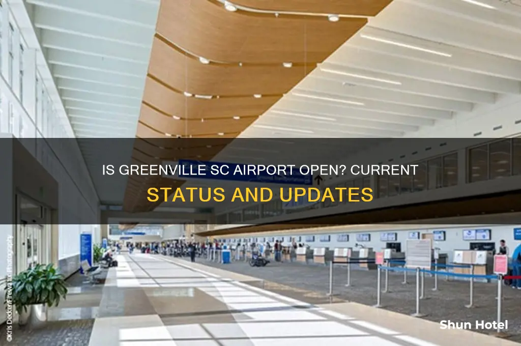 is greenville sc airport open