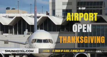 Is GSP Airport Open on Thanksgiving? Holiday Travel Guide 2023