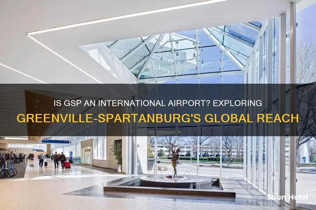 is gsp an international airport